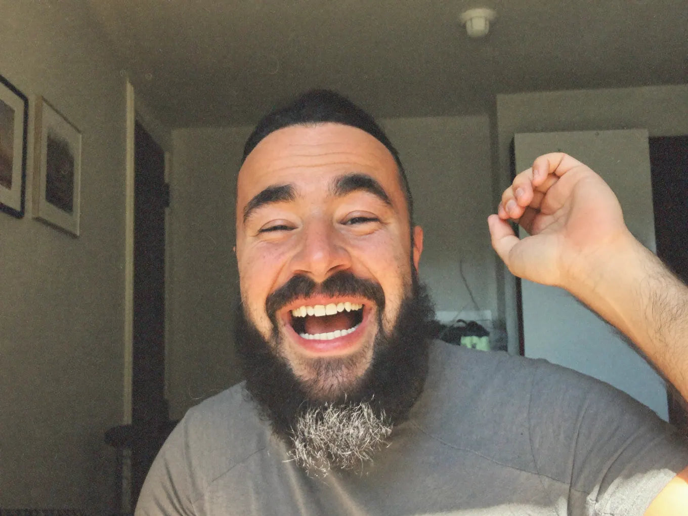 UGC — same man, energetic, playing with kids / outdoors, alert