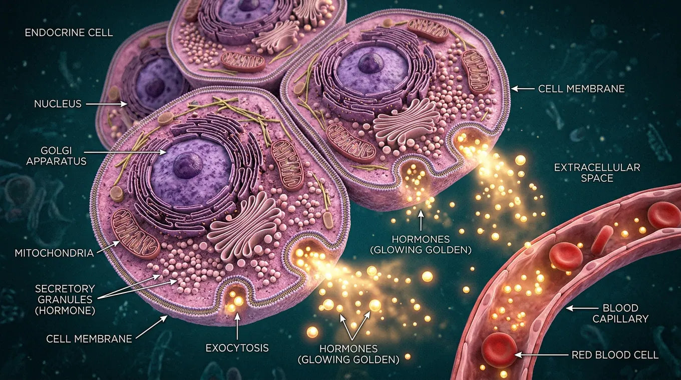 Leydig cells 3D render