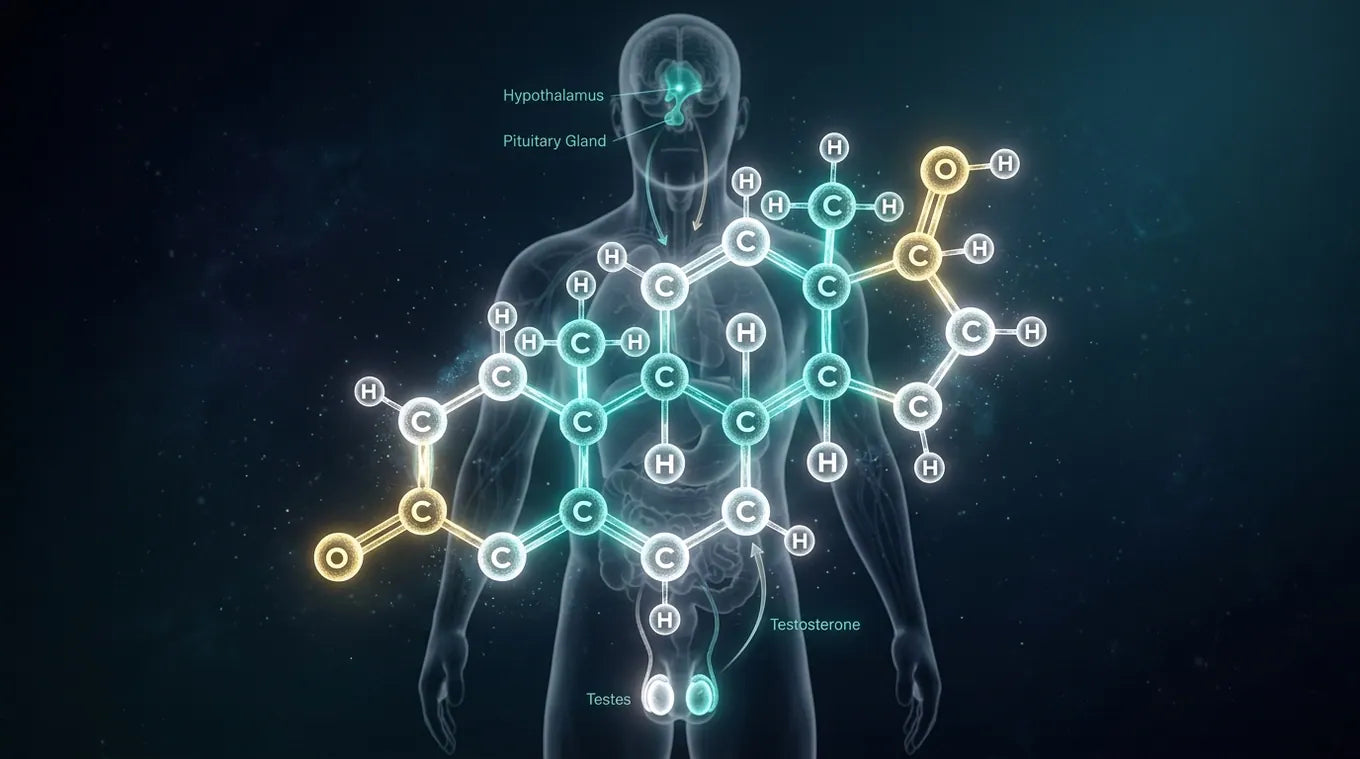 Vitality molecule 3D render